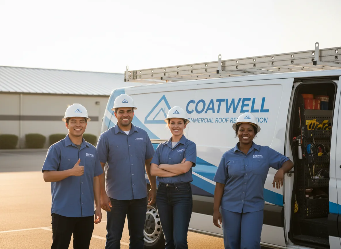 Commercial roof coating company in Tilden, TX